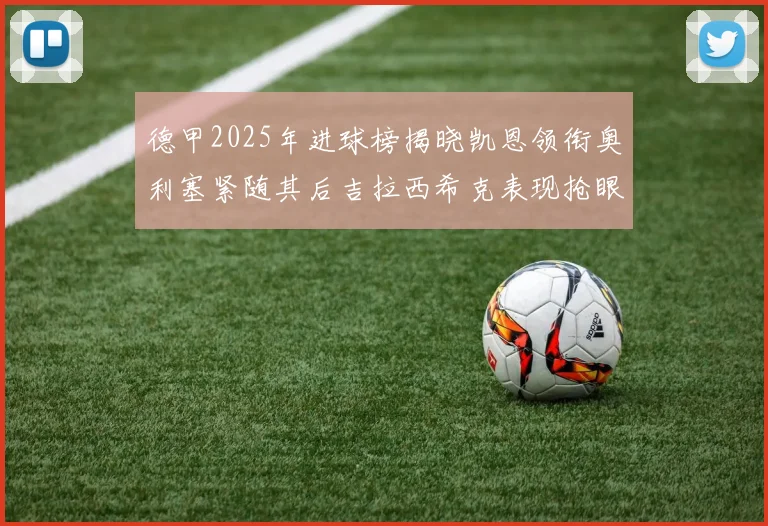 德甲2025年进球榜揭晓凯恩领衔奥利塞紧随其后吉拉西希克表现抢眼